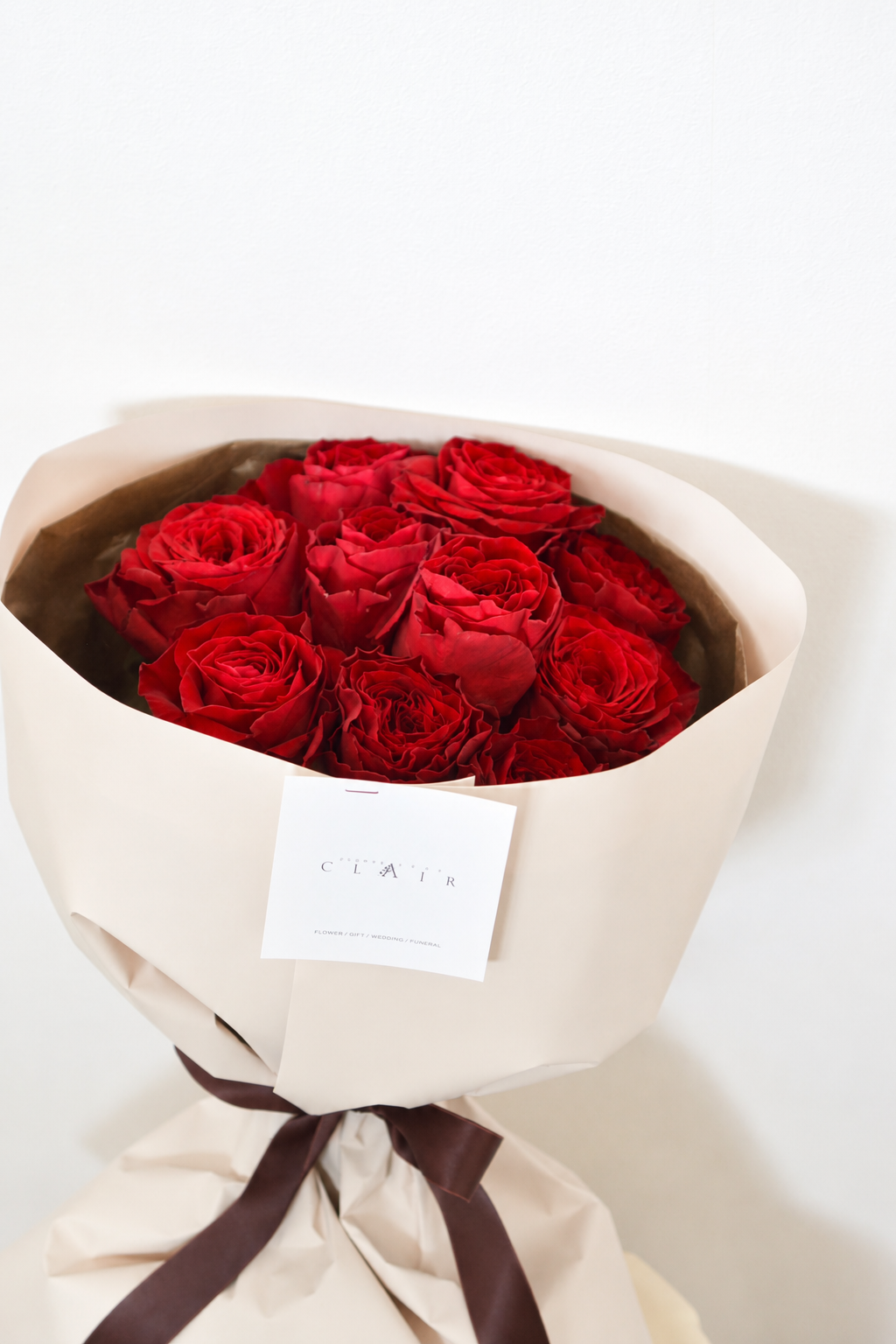 赤バラ10本の花束